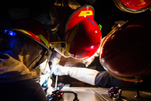 FW-KLE: Großübung in Kleve: Rettungskräfte üben Busunfall mit 26 Betroffenen