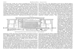 Ausführliches Schema einer Maschine aus dem deutschen Patent 890,000,000, das Komponenten wie Kolben und Ventile zeigt, zusammen mit Text, der die Patent-Schemata angibt.